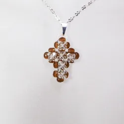 Pendant 40cm - Proserpine-Silver Chain - Pendant 40cm - Laiton argenté